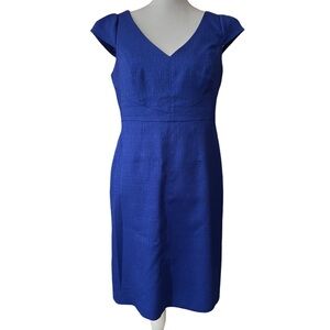 Adrienna Papell Sheath‎ Dress Women’s Size 10 Petite Royal Blue